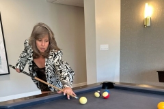 Dani Playing Pool
